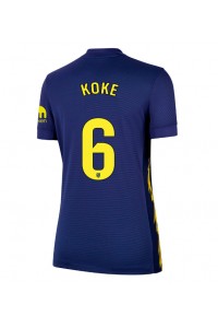 Fotbalové Dres Atletico Madrid Koke #6 Dámské Venkovní Oblečení 2025-26 Krátký Rukáv